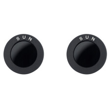 2pcs 1.25 Inches Black Solar Filter Astronomical Telescope Accessories Optical Glass Lens Optical Filter Lens M28X0.6
