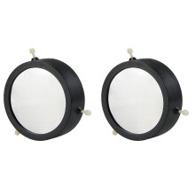 2X Adjustable Solar Film Objective Lens Cover Filter 86-117mm Frame and Sun Solar Film Astronomical Telescope