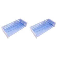 2X Plastic 3 Layers Lab Test Tube Rack Holder for 18mm Centrifugal Pipe Stand 40 Holes