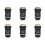 6X Biological Microscope Lens, 195 Achromatic Black Objective Lens 100X Oil High Power Objective Interface 20.2mm Thread 1