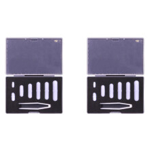 2X Barres D'Agitation Magnétiques PTFE de Taille Mixte Barres D'Agitation pour Agitateur Magnétique, Ensemble de Type B