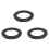 3 Pcs 52mm-37mm 52mm to 37mm Black Step Down Ring Adapter for Camera 1