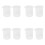 Kitchen Lab Graduated Beaker Clear Plastic Measuring Cup Thicken with Cap Measuring Jug 200ML 8Pcs 1