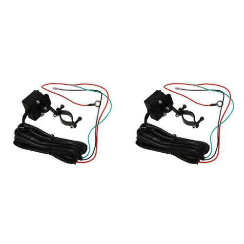 2X 12V Winch Rocker Thumb  with Mounting Bracket Handlebar Control  Kit for ATV UTV Electric Winch Accessories