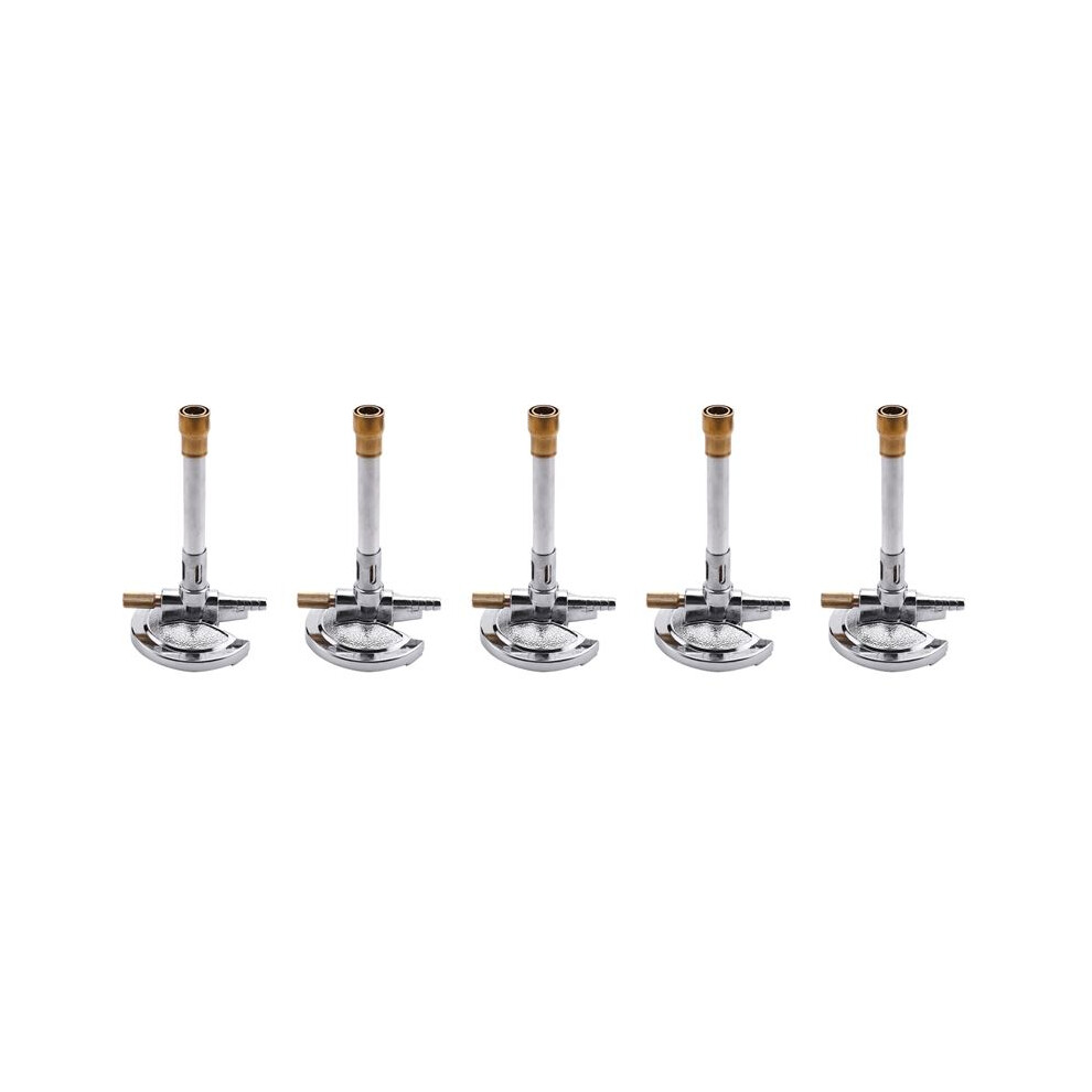 5Pcs Single Tube Bunsen Burner Gas Light For Liquid Propane Lab Heating Equipment 6033417953939