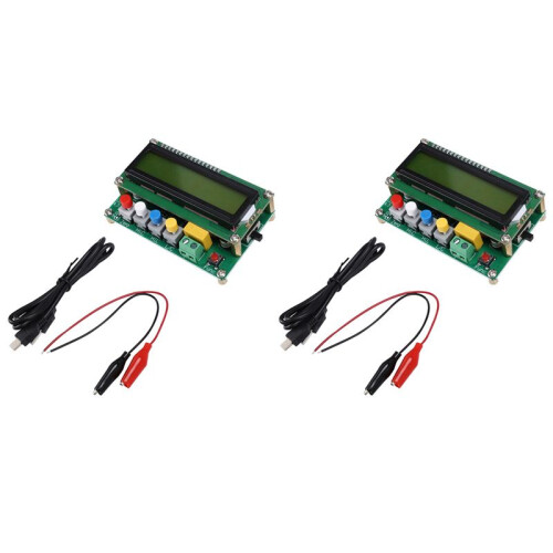 2X Inductantie Capaciteit L/C Meter Digitale Condensator Meter LCD Capaciteit Meter Tester  USB Interface met USB-Kabel