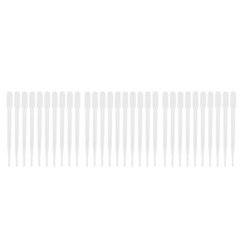 30Pcs 3ML Disposable Plastic Eye Dropper Set Transfer Graduated Pipettes