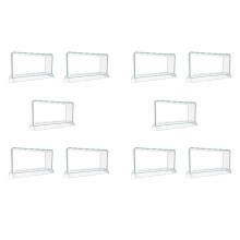 10X Plastic Clear Test Tube Rack 6 Holes Stand Lab Test Tube Stand Shelf School Supply Lab Equipment 16.7X8X3 cm