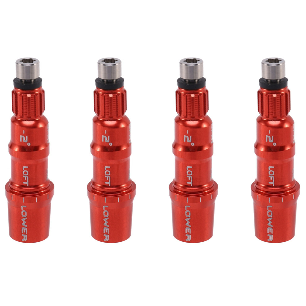 4X 335 Rh Adapter Sleeve For Sim, M1,M2,M3,M4,M5,M6 Custom Driver Red 4713775869906