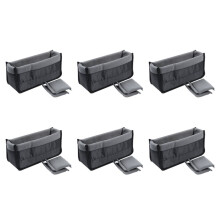 6X Shockproof Dslr Slr Camera Insert Organizer Case Partition Divider Protection Case(Black+Grey)