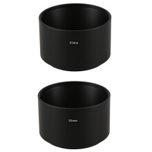 2X Kamerafilter 52mm Metall Tele Gegenlichtblende Zum Einschrauben
