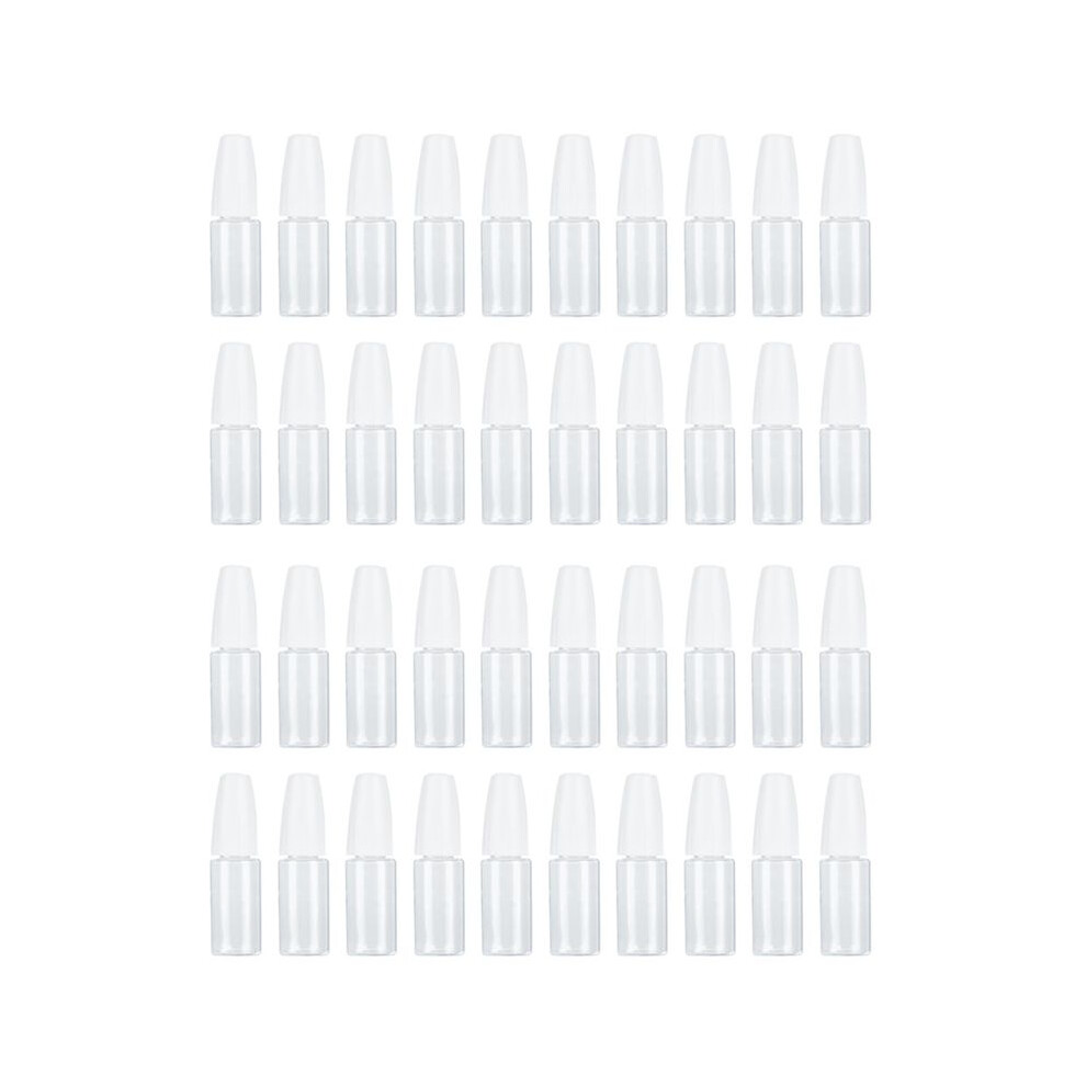 40Pcs Precision Tip Applicator Bottles, 10Ml/0.34Oz Dispensing Needle Bottle Pet Empty Glue Bottle With Steel Needle 6033664526382