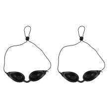 2X Flexible Uv Eye Protection Indoor & Outdoor Sunbed Tanning Goggles Beach Sunbathing Eyewear
