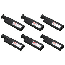 6X Microscopio Per Ispezione Nel Fibra Ottica Con Ingrandimento 400X Con Adattatore Universale SC FC LC ST MU E2000 Per La Pulizia Delle Fibre