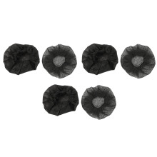 600 Pièces Séries Noir Jetable Microphone Couvre Karaoké Anti-éclaboussure Microphone Housse étanche à la Poussière Accessoires