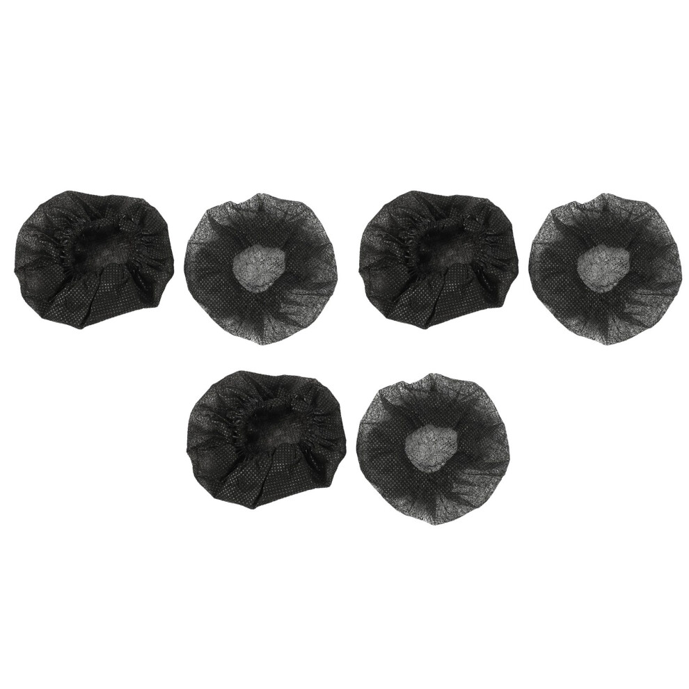 600 Pcs Black Disposable Microphone Covers Karaoke Anti- Mic Cover Dust-Proof Accessories 6033107935412