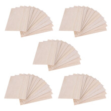 50Pcs Balsa Wood Sheets Wooden Plate 150 x 100 x 2mm for House Ship Model DIY
