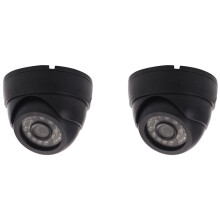 2X CCTV Kamera HD 800TVL Sicherheits Kuppel Kamera Im Freien