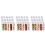 45Pcs 110Ml Plastic Test Tube,Clear Flat Test Tubes,Plastic Test Tubes with Screw Caps for Candy,Beans,Party Decor 1