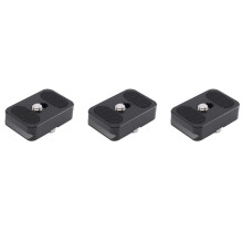 3X PU-25 Universal Arca Swiss Standard QR Quick Release Plate Digital SLR Camera Comes with an Hex Key