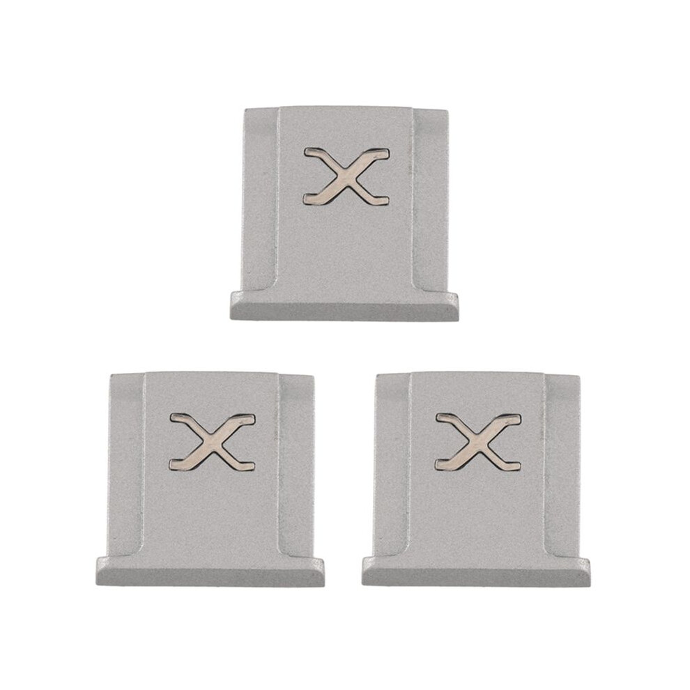3X Suitable For X-T4 X-T3 X-T2 X-T30 X-T20 X-E3 X-E2 X-Pro3 X-Pro2 X30 X10 Hot Shoe Embedded Flash Hot Shoe Silver 6033983361213