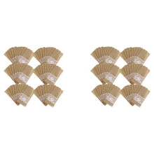 200 Stück Sackleinen Spitze Besteck Beutel Rustikale Hochzeit Geschirr Messer Gabel Halter Tasche Hessische Jute Tisch Dekoration Zubehör