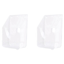 2X Waterproof Transparent Waterproof Door Bell Cover for Wireless Doorbell Home Door Bell Chime