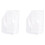 2X Impermeable Transparente Impermeable Cubierta de La Campana de La Puerta 2
