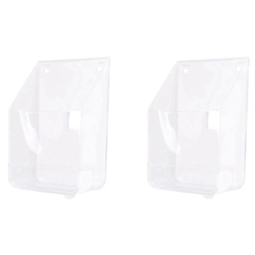 2X Impermeable Transparente Impermeable Cubierta de La Campana de La Puerta 1