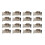 16PCS 0-90-180 Degree Self-Locking Folding Hinge Table Legs Silver Folding Coffee Table Furniture Hardware Cabinet Hinge 1