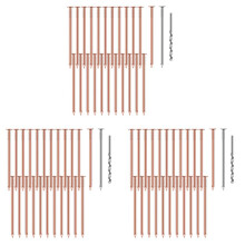75 Pcs Copper Nails to Killing Trees,3.5 Inch Pure Copper Nails Bulk,Stump Removal Spikes Hardware Nails for Trees