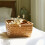 (L) Handwoven Large Fruit Basket - Kitchen Gift 1