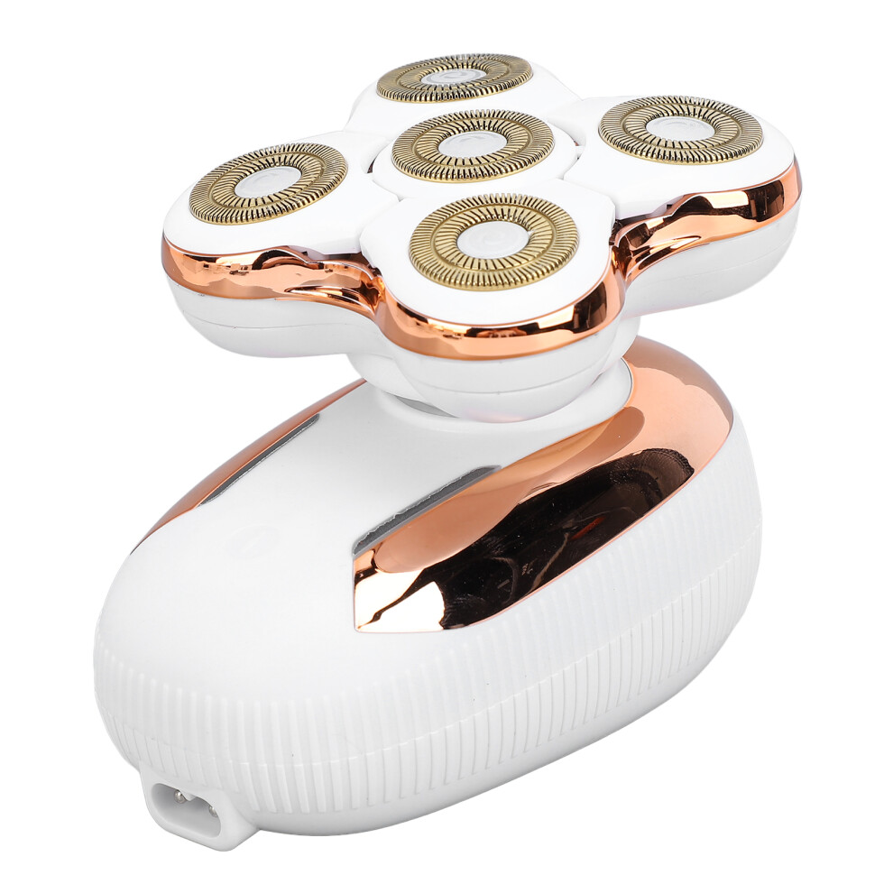 5 Blades USB Rechargeable Women Hair Remover, Washable, 600mAh Battery