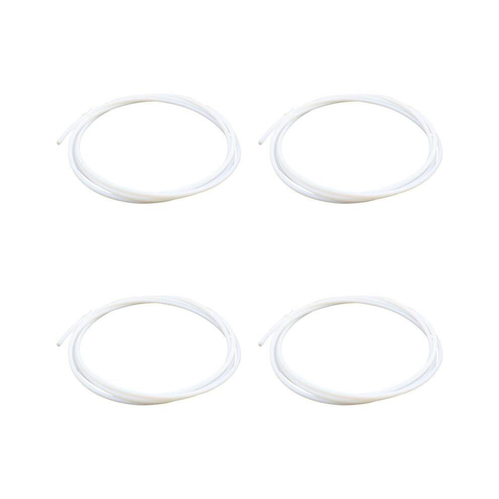 4Pcs 2 Meters Ptfe Ptfe Bowden Tube (4.0Mm Od/2.0Mm Id)1.75Mm Filament For 3D Printer White 6034197907617
