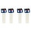 4PCS Glue Applicator Roller Dispenser PE Plastic Applicator Bottle 8Oz Glue Bottle for Wood Processing Painting Supply 1