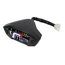DC 8-12V ABS Compteur de vitesse numérique pour tableau de bord 1/2/4 cylindres