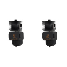 2X Kit Hotend pour A1/A1 Assemblage D'ExtréMité Chaude à Vitesse Rapide, Buse en Acier Trempé de 0,4 Mm, PièCes D'Imprimante 3D