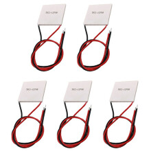 5X Tec1-12706 Thermoelektrischer Kühler Peltier 40x40mm 12v Halbleiterkühlung Qcmax 60-72w Kühlstück