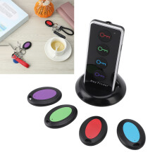Trova Chiavi Wireless con Portata di 100ft e Luce LED, 1 Trasmettitore e 4 Ricevitori