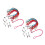 2er-Pack verstellbare Servietten-Lanyards bunt 1