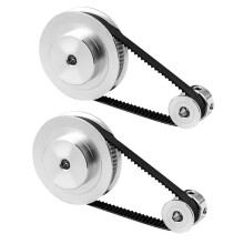 2X 2Gt Synchron Rad 1: 3 Untersetzung Getriebe Riemenscheibe Riemen Scheibe Modell Mechanischer Riemen 200X8X8Mm