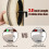(Black, 8pcs) Cowboy Hat Wall Rack - Space Saving Organizer 5