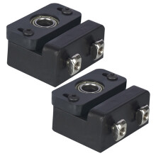 2X Z Axis Lead Screw Fixing Block Aluminum Block 3D Printer Lead Screw Fix Mount for CR-10 3 Z-Rod Bearing Holder