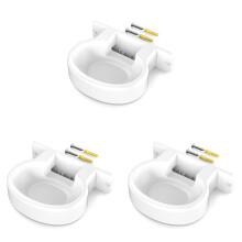 pour  Nest WiFi Pro Support de Montage Mural Base de Support de Stockage Mural pour Haut-Parleur Intelligent, 3 Pièces