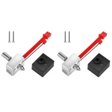 2X Kit de Bloc Chauffant S1 Spirit Hotend 24V 40W pour Imprimante 3D -3 S1 CR-10 Pro avec Extrudeuse Sprite B