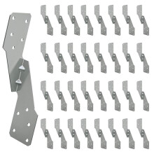 120Pcs Strong-Tie H2.5A, HOT-DIP Galvanized Steel Heavy Duty Hurricane Tie, Hurricane Straps Trusses/Rafters Ties
