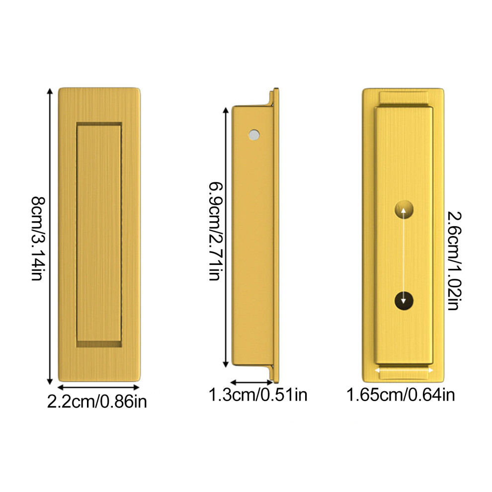 (Gold, 1Pc) Vanity Knobs - Dresser & Bathroom Pull Handles 6017806826516