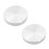 2X Glasplatten-Adapter, Aluminium, Rund, 50X8mm, Silber 1