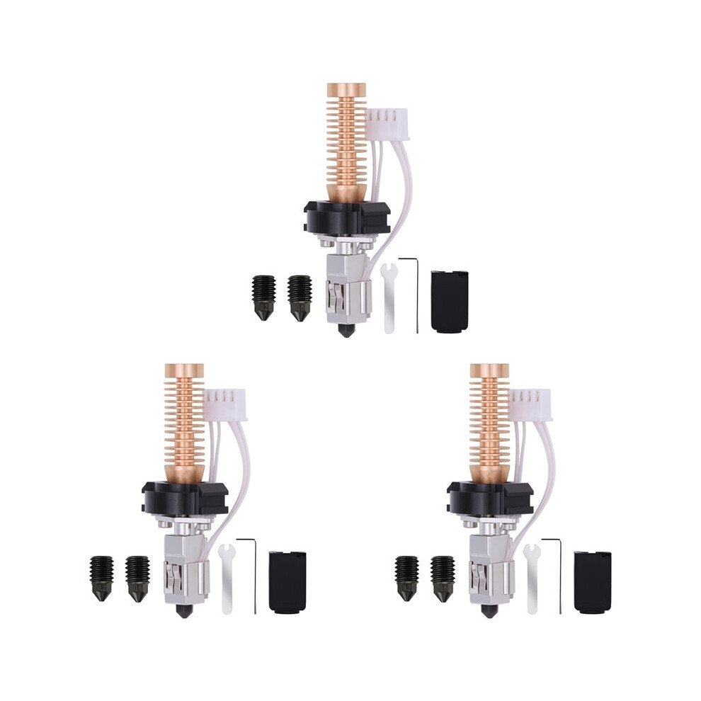 3X Hotend Kit For Flashforge Adventurer 5M/5M Pro, Hot End Assembly 0.2/0.4/0.6Mm Hardened Steel Nozzle 6033343270834