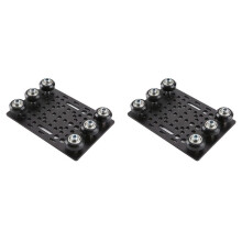2X V-Slot Gantry Set Plaque de Portique 20-80 mm avec Roues pour Profils en Aluminium V-Slot Routeur CNC et Imprimante 3D Partie-A